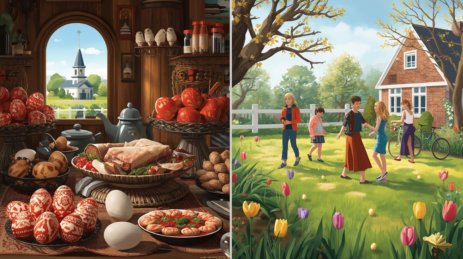 Paștele în România în comparație cu cel din Olanda